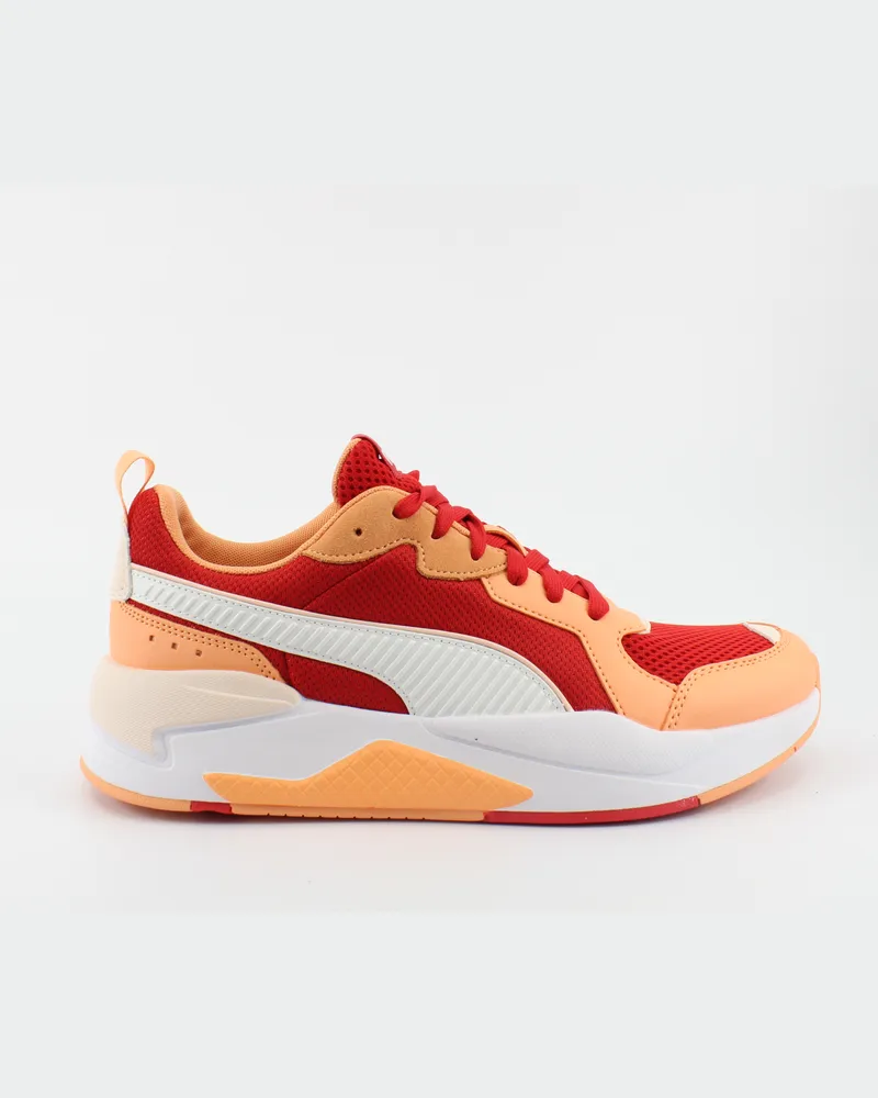 Puma Röntgen-Rot Orange Textile Herren Schnürungstrainer 372602 05 Rot