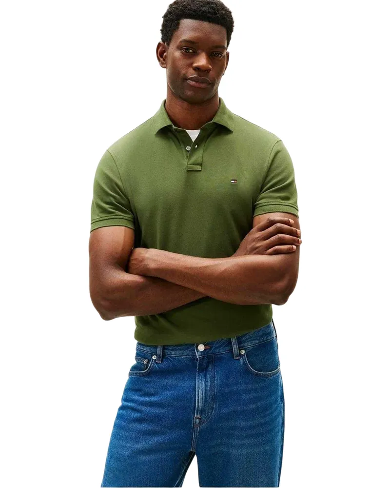 Tommy Hilfiger 1985" Poloshirt für Herren (Kiefer Grün