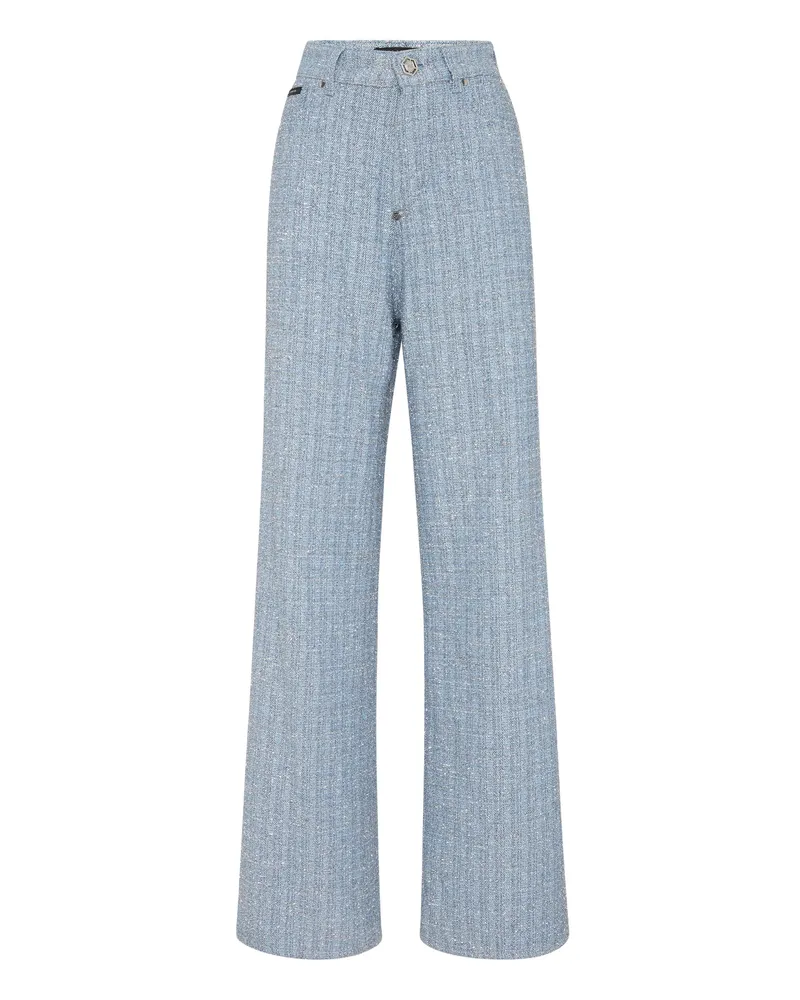 Philipp Plein Jeans Skater Fit Blau