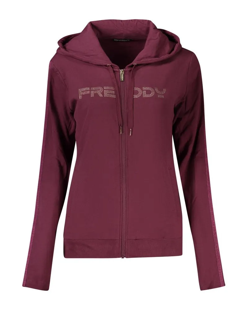 Freddy Viola Baumwoll-Hoodie für Frauen Rot