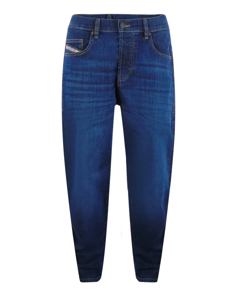 Diesel 2020 D-viker Dunkelblaue Jeanshose Blau