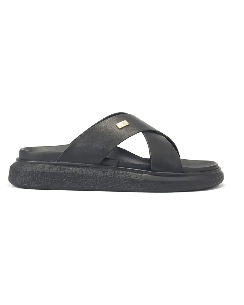 Australia Luxe Sandalen „Leanna“ aus Nappaleder in Schwarz Schwarz