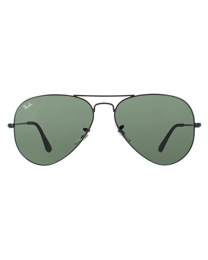 Ray Ban Lunettes De Soleil Aviator 3025 L2823 Noir Vert Schwarz