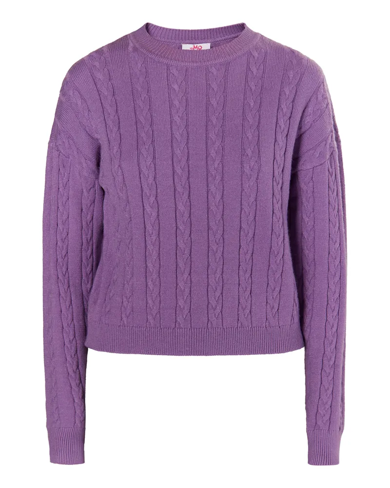 My Mo Strickpullover Damen violett Violett