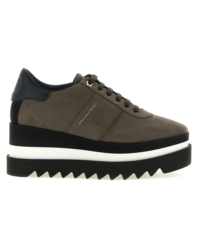 Stella McCartney Graue EVA-Plateau-Sneaker Grau