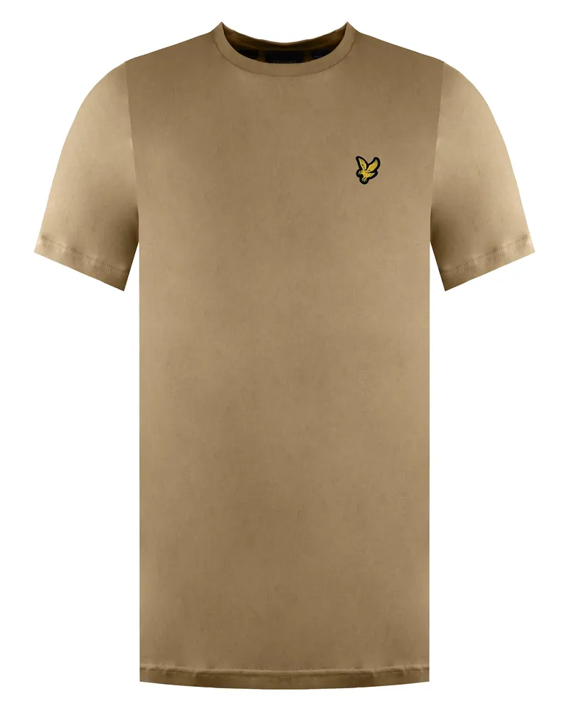 Lyle & Scott Unifarbenes Herren Beiges T-Shirt Beige