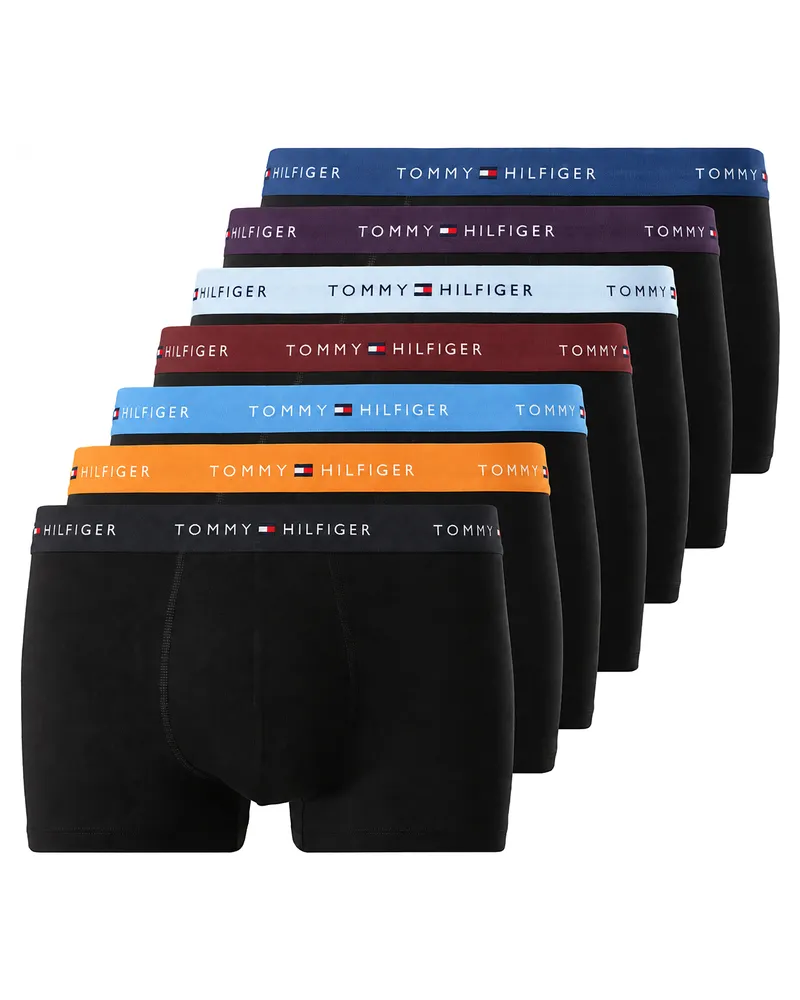 Tommy Hilfiger 7-Pack Icon Stretch Boxers  Schwarz Schwarz
