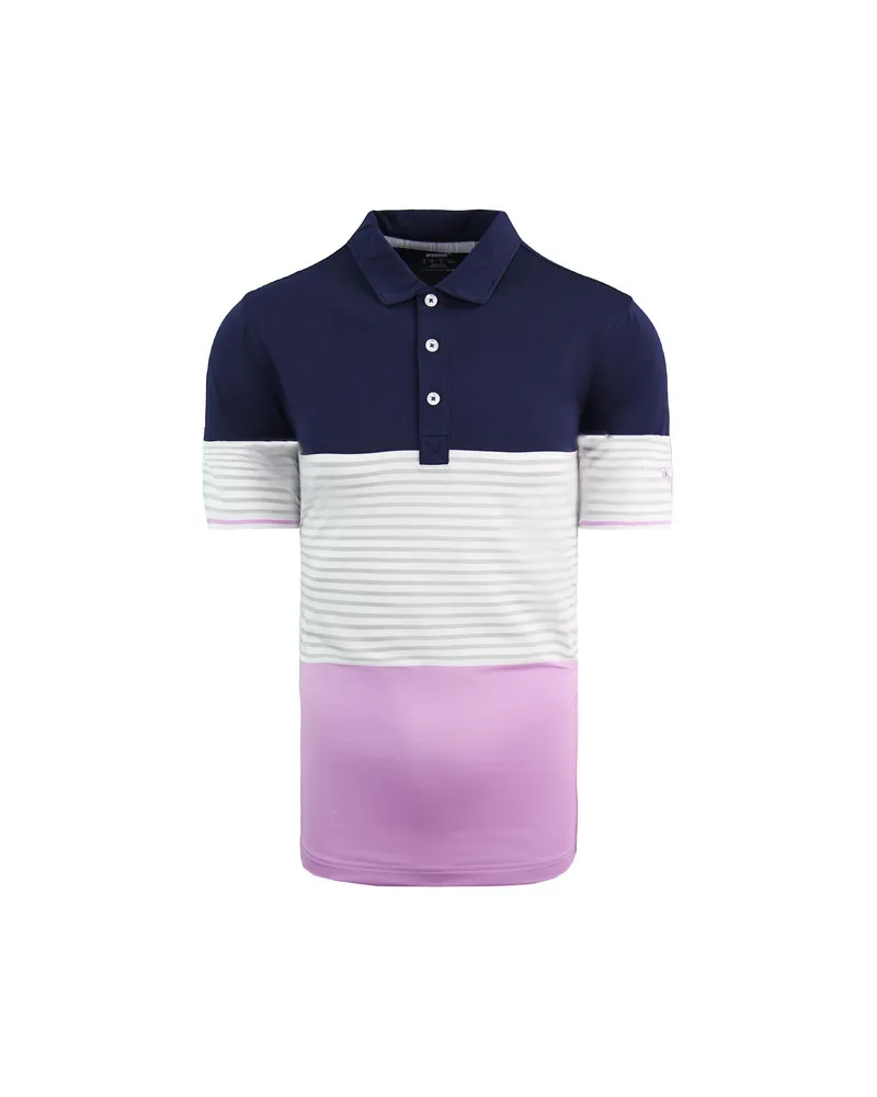 Puma Performance Fit CloudSpun Taylor Golf Kurzarm Männer Polo -Hemd 595789 09 Lila