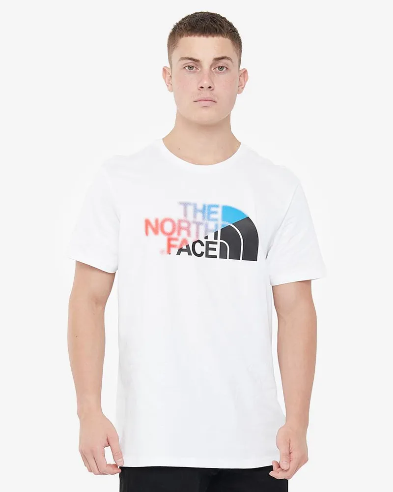 The North Face Bad Glasses T-Shirt in Clear Lake Blau / TNF Weiß Weiß
