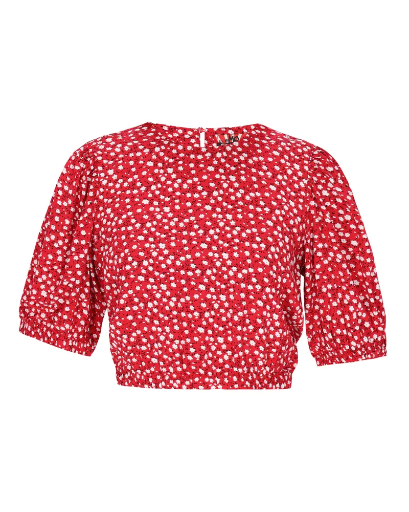 My Mo Bluse Frauen rot weiß Weiß