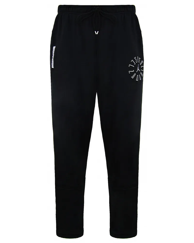 Nike Air Jordan Standard Fit Stretch Taille Black Logo Männer Trackhosen DD0390 010 Schwarz