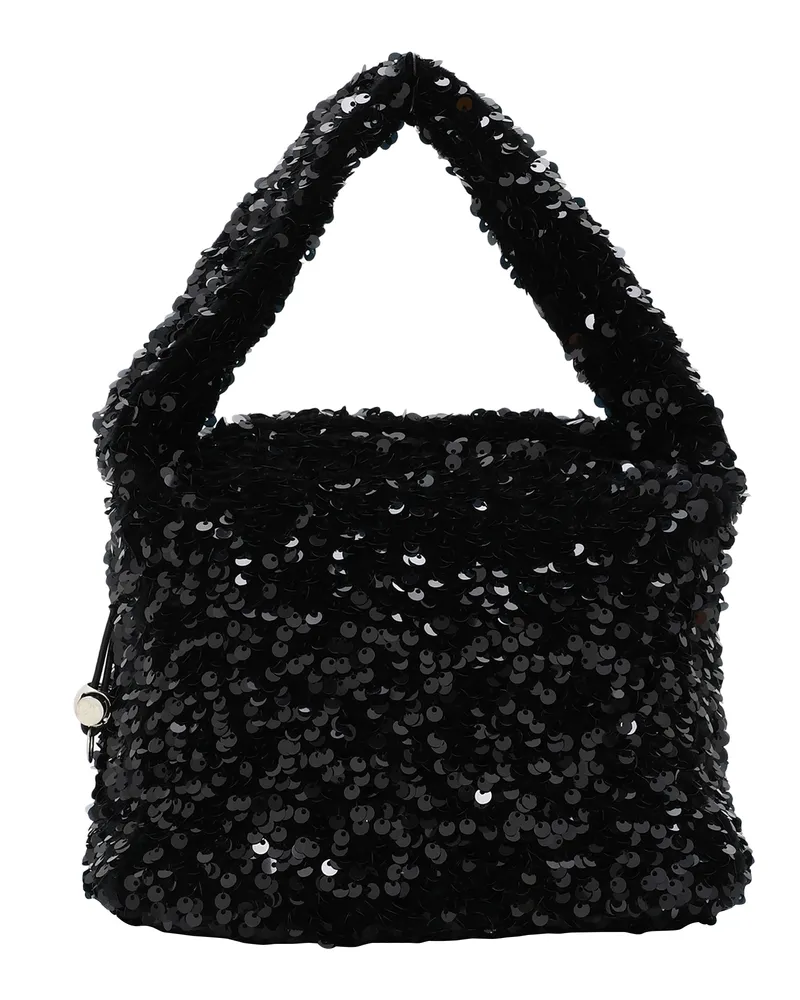 My Mo Handtasche Frauen schwarz Schwarz