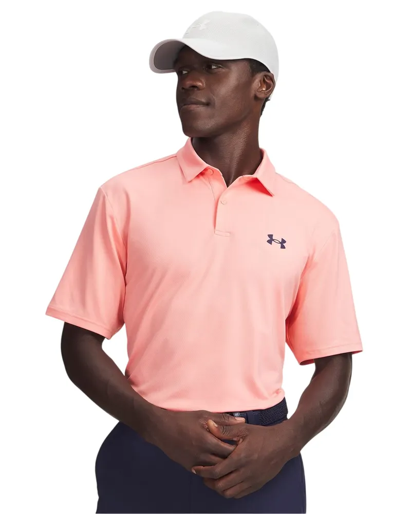 Under Armour Performance" Poloshirt für Herren, Atmungsaktiv, Athletisch (Pink Rosa
