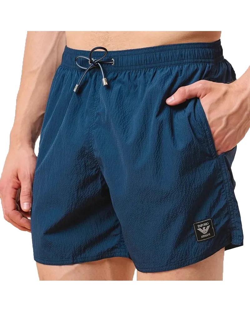 Emporio Armani Badeanzug  Herren Adler Blau