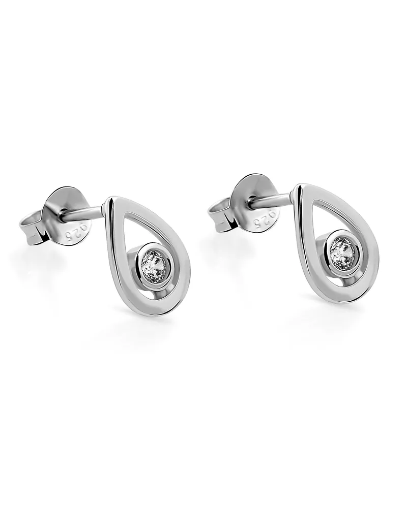 Orphelia Ellie' Damen 925 Sterling Silber Ohrstecker - Silber ZO-7485 Silber