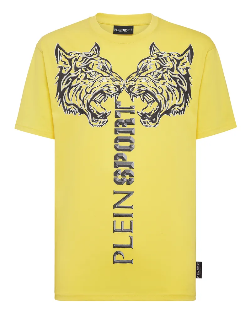 Philipp Plein T-Shirt Tiger Gelb