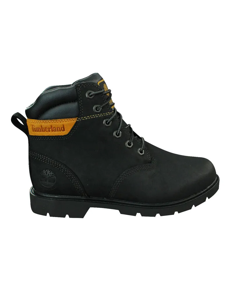 Timberland Leavitt wasserdichte Schnüre -up -Leder -Damenstiefel Schwarz A1guk B74E Schwarz