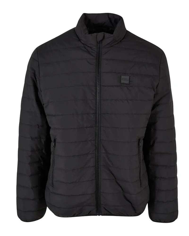 Urban Classics Bubble" Steppjacke für Herren (Schwarz Schwarz