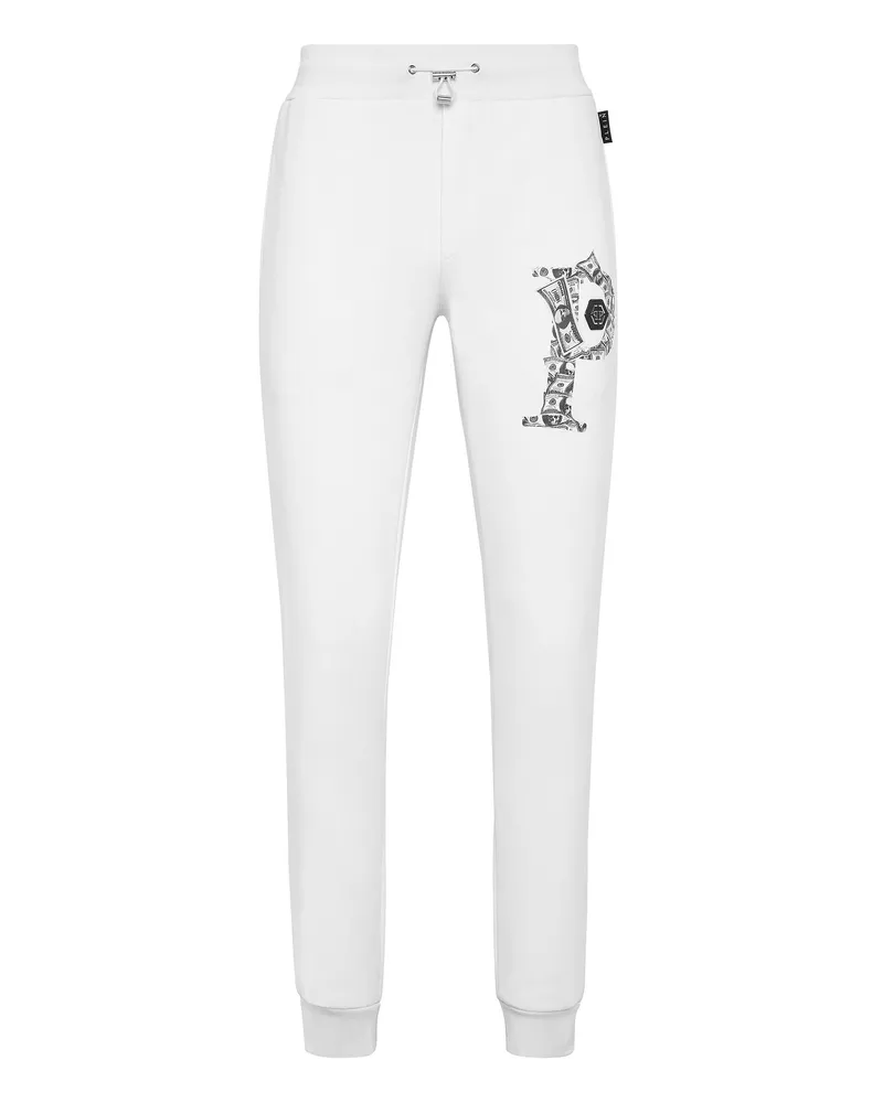 Philipp Plein Jogginghose Money Weiß