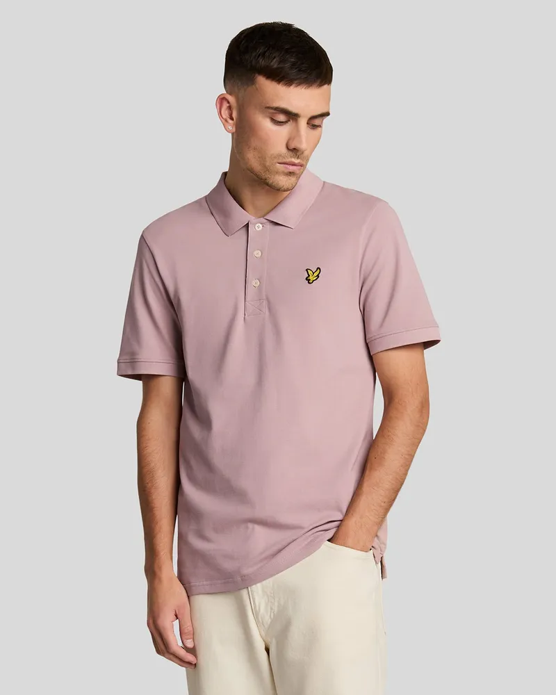 Lyle & Scott Plain Poloshirt - Rosa Rosa