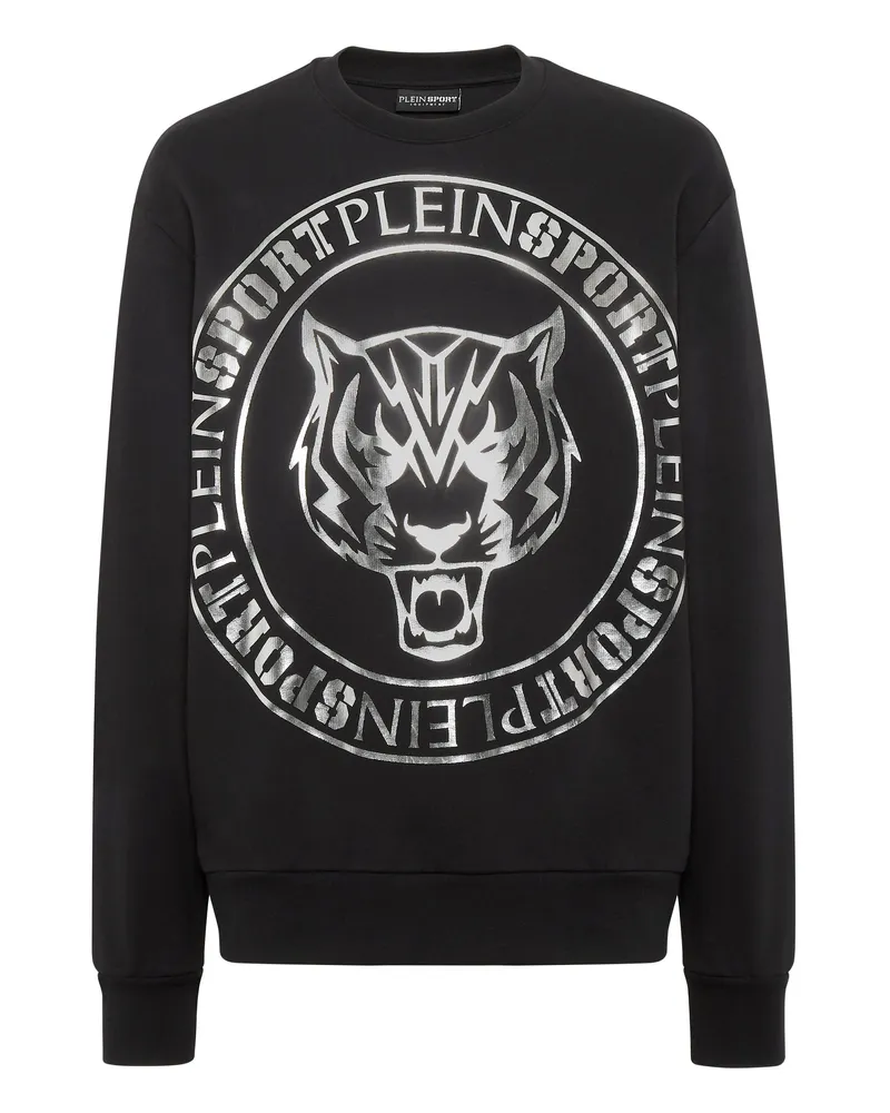 Philipp Plein Sweatshirt Tiger Schwarz