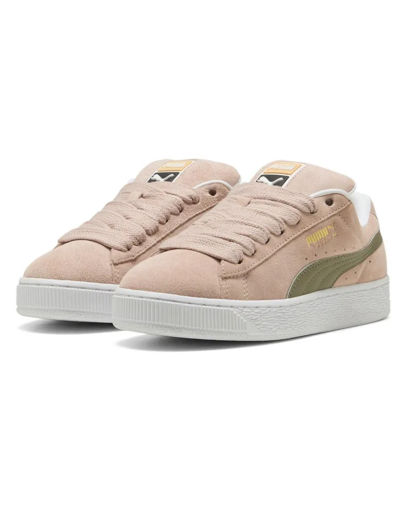 Puma XL Leo" Leo-Muster Sneaker für Damen, Wildleder (Pink/Weiß Rosa