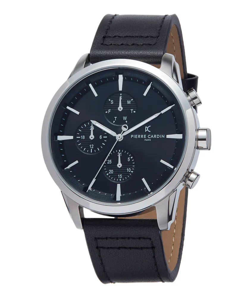 Pierre Cardin Herrenuhr PC902741F102 Schwarz
