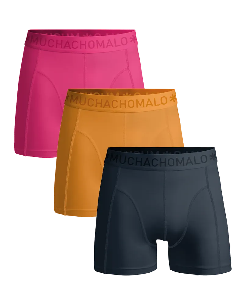 Muchachomalo Boxershorts, 3er-Pack, Herrenunterwäsche - Mehrfarbig Mehrfarbig