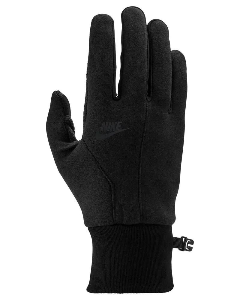 Nike Handschuhe für Herren/Damen Unisex, Therma-Fit, Fleece (Schwarz Schwarz