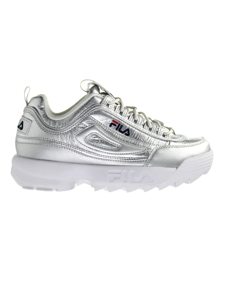 Fila Disruptor F Low Damen Silber Trainer Silber