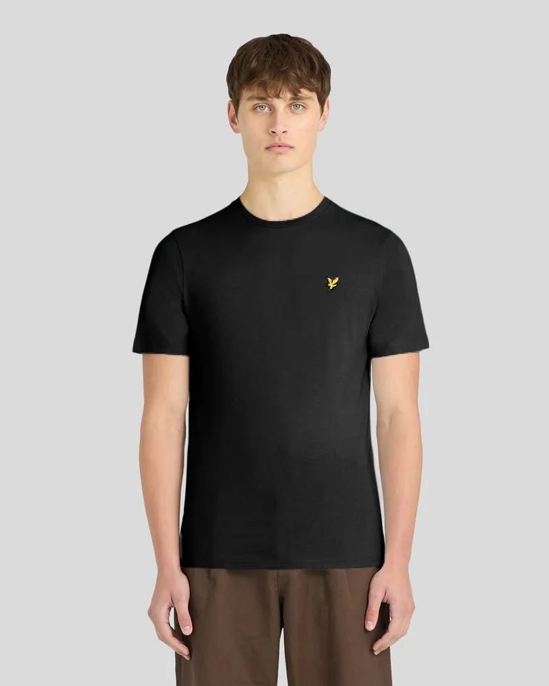Lyle & Scott T-Shirt in Uni Schwarz