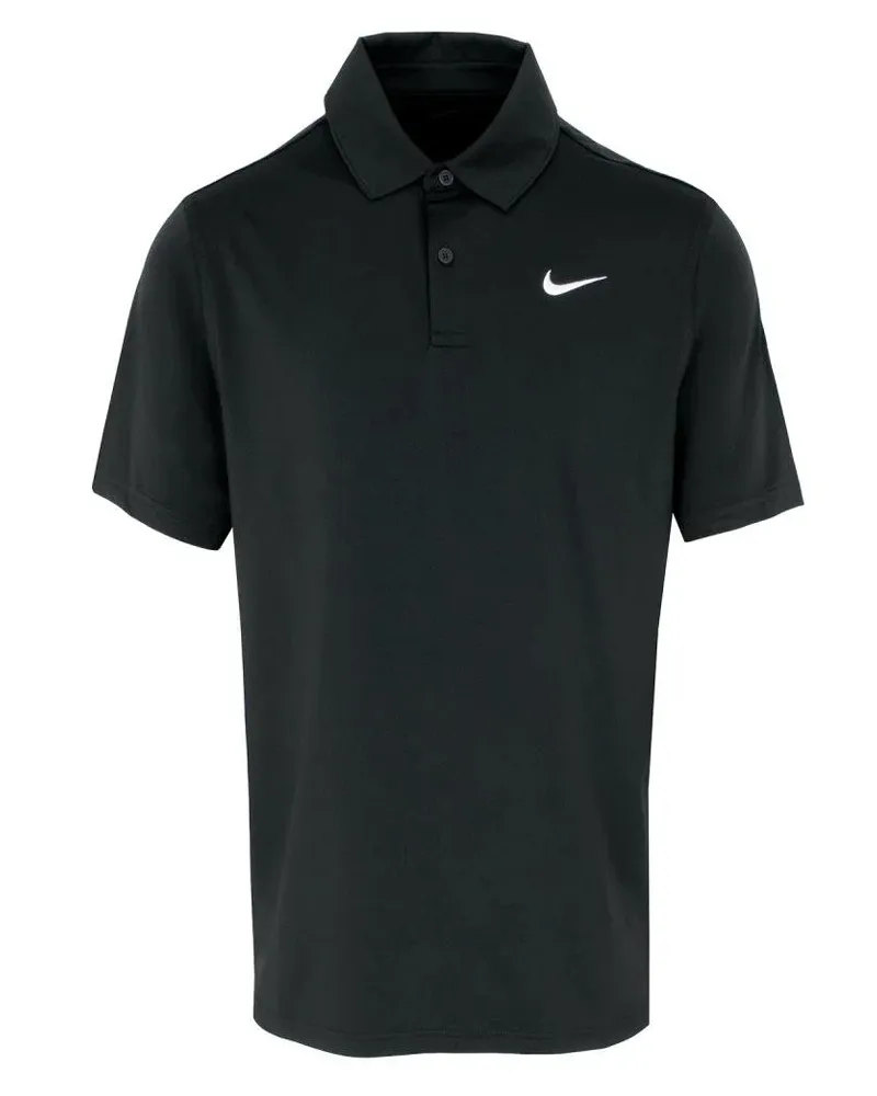 Nike Good" Poloshirt für Herren, Dri-FIT (Schwarz/Weiß Schwarz