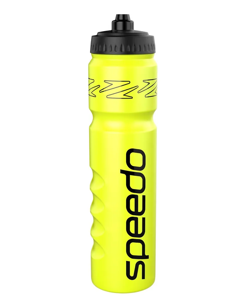 Speedo Wasserflasche, Logo, 1l (Gelb/Schwarz Gelb