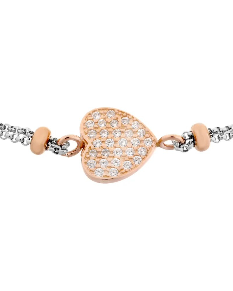 Orphelia Damen-Armband aus 925er Sterlingsilber – Silber/Rosé ZA-7195 Silber