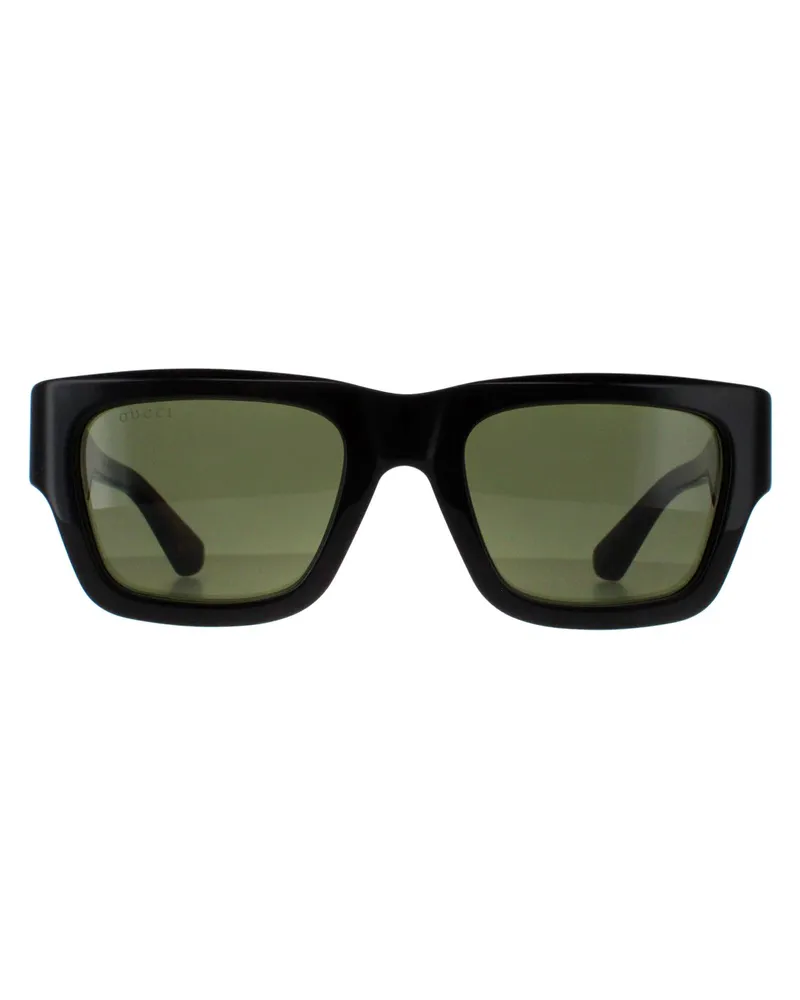 Gucci Square Herren Dunkelbraun mit Havanna Grün GG1668S Braun
