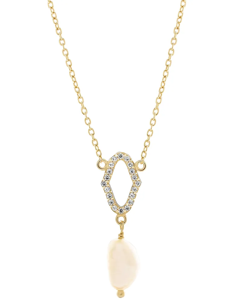 Orphelia Normandy' Damen-Anhänger aus 925er Sterlingsilber mit Kette – Gold ZK-7574/G Gold