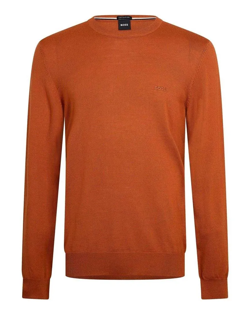 HUGO BOSS Botto" Pullover für Herren, Jerseyware (Dunkel-Orange Orange
