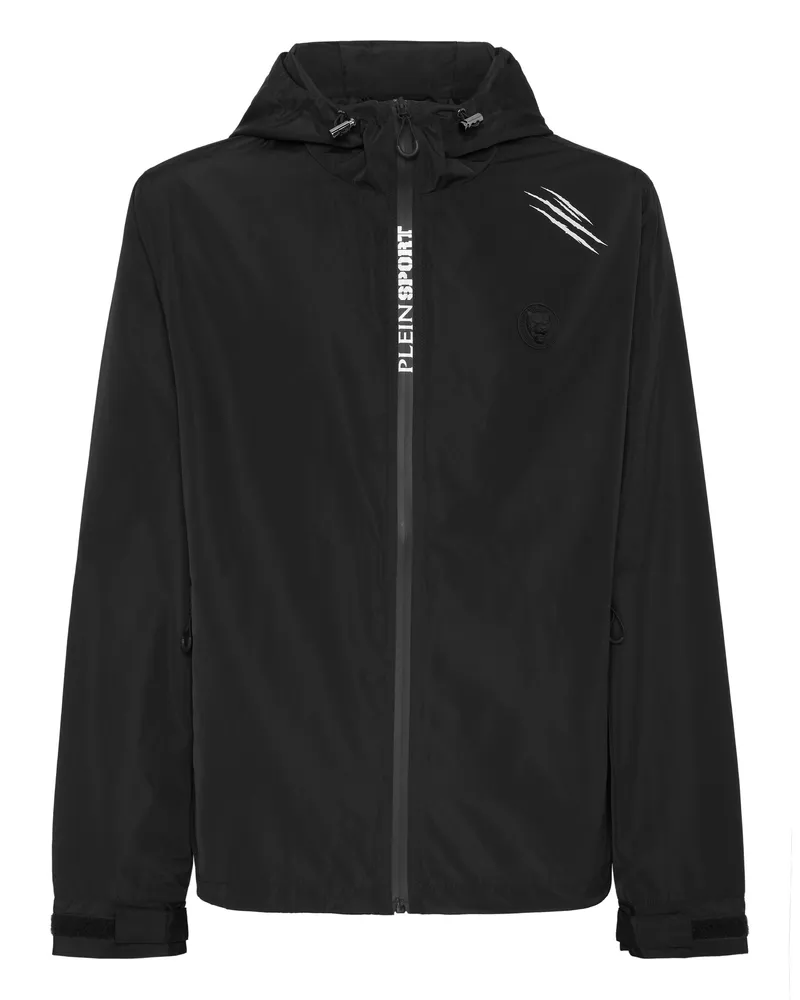 Philipp Plein Nylon-Windbreaker - Schwarz Schwarz