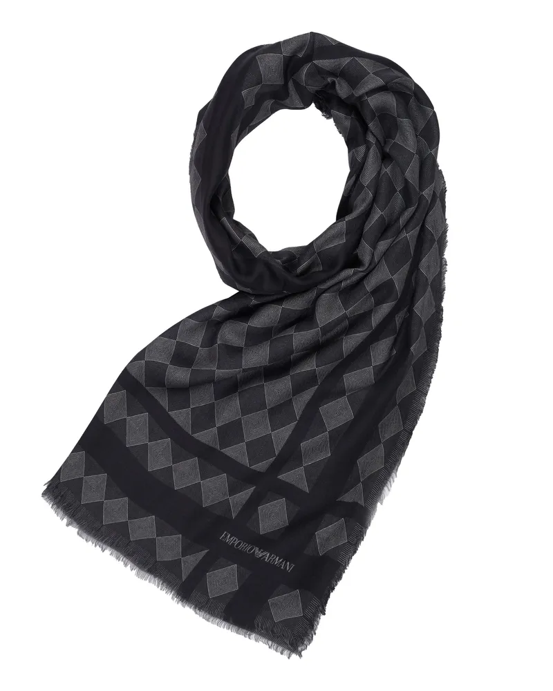 Emporio Armani Schal - Grau Grau