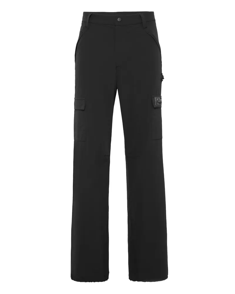 Philipp Plein Cargohose Scratch Schwarz