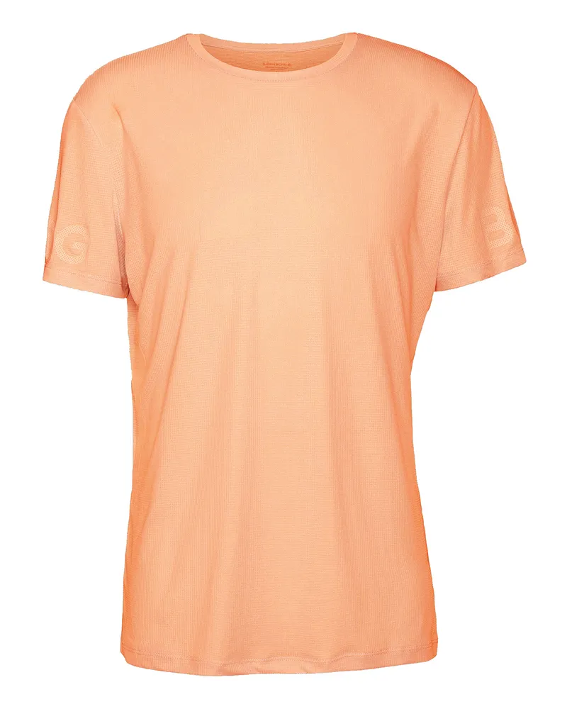 Björn Borg Björn Borg - Mens Light Kurzarm-Trainings-T-Shirt - Orange Orange