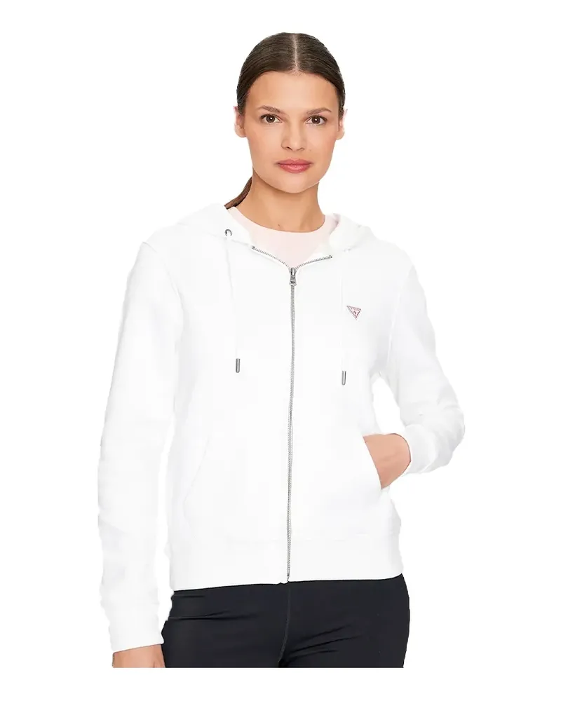 Guess Damen Mini Triangle Sweatshirt Weiß