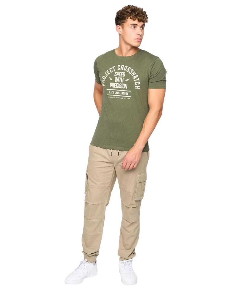 CrossHatch Pendles" Cargo-Hose für Herren (Steinfarben Steingrau