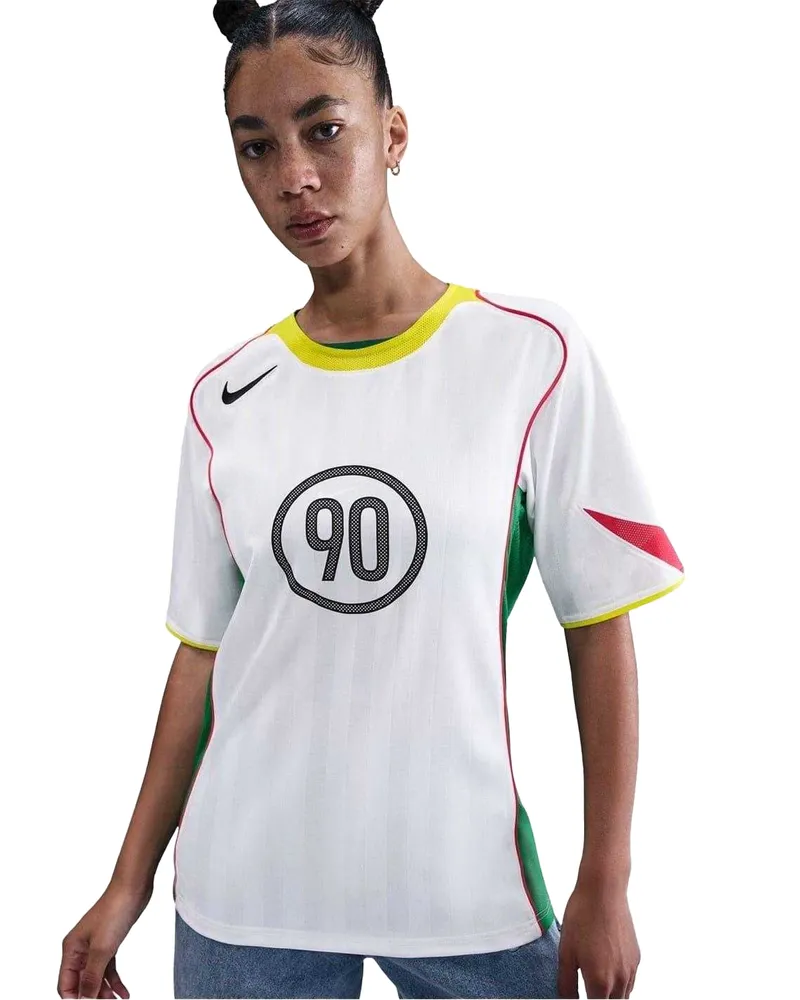 Nike Total 90 Energy" Fußball Trikot für Herren/Damen Unisex (Weiß/Gelb Weiß