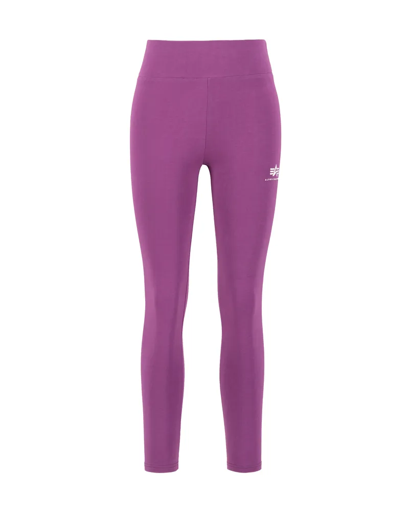 Alpha Industries Basic Small Logo Leggings Women Lila