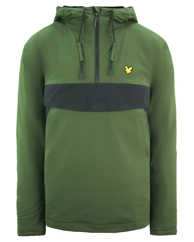 Lyle & Scott Warm Up Herren Grün Anorak Jacke Grün