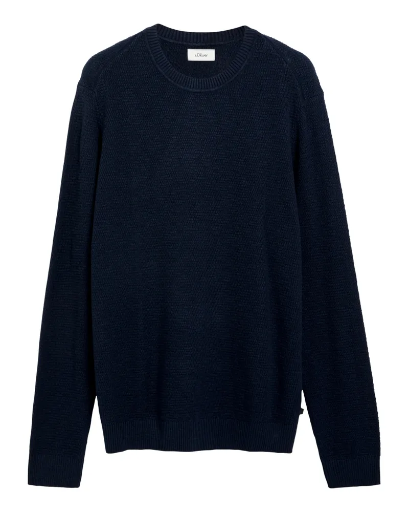 S.Oliver Pullover Dunkelblau