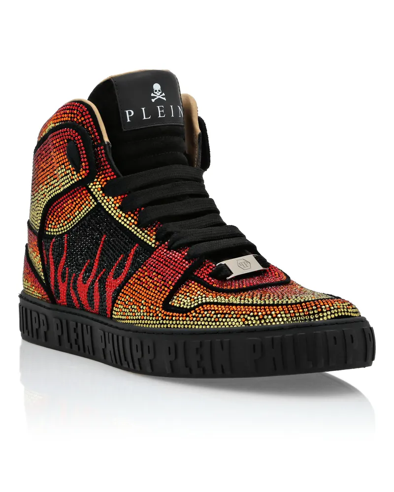 Philipp Plein Hi-Top Sneakers Schwarz