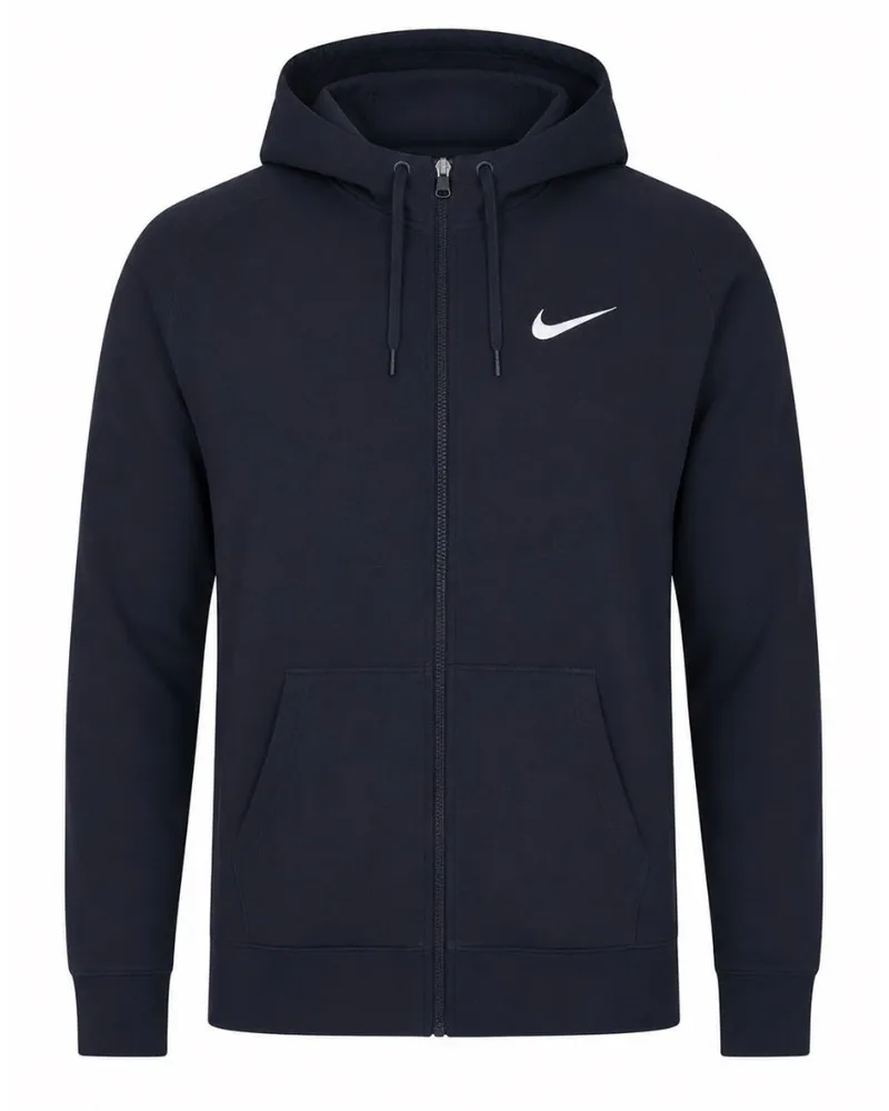 Nike Pro Dri-FIT Trainings-Kapuzenjacke mit durchgehendem Reißverschluss - Schwarz Schwarz