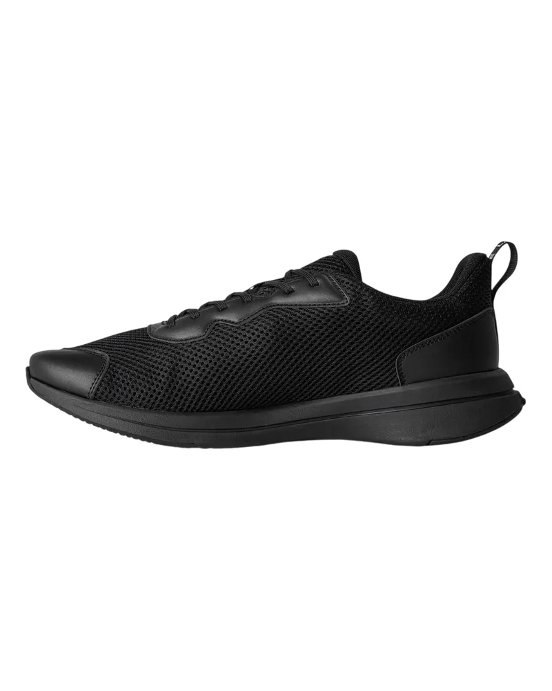 Lacoste Neo Runbase" Sneaker für Herren, Leder (Schwarz Schwarz